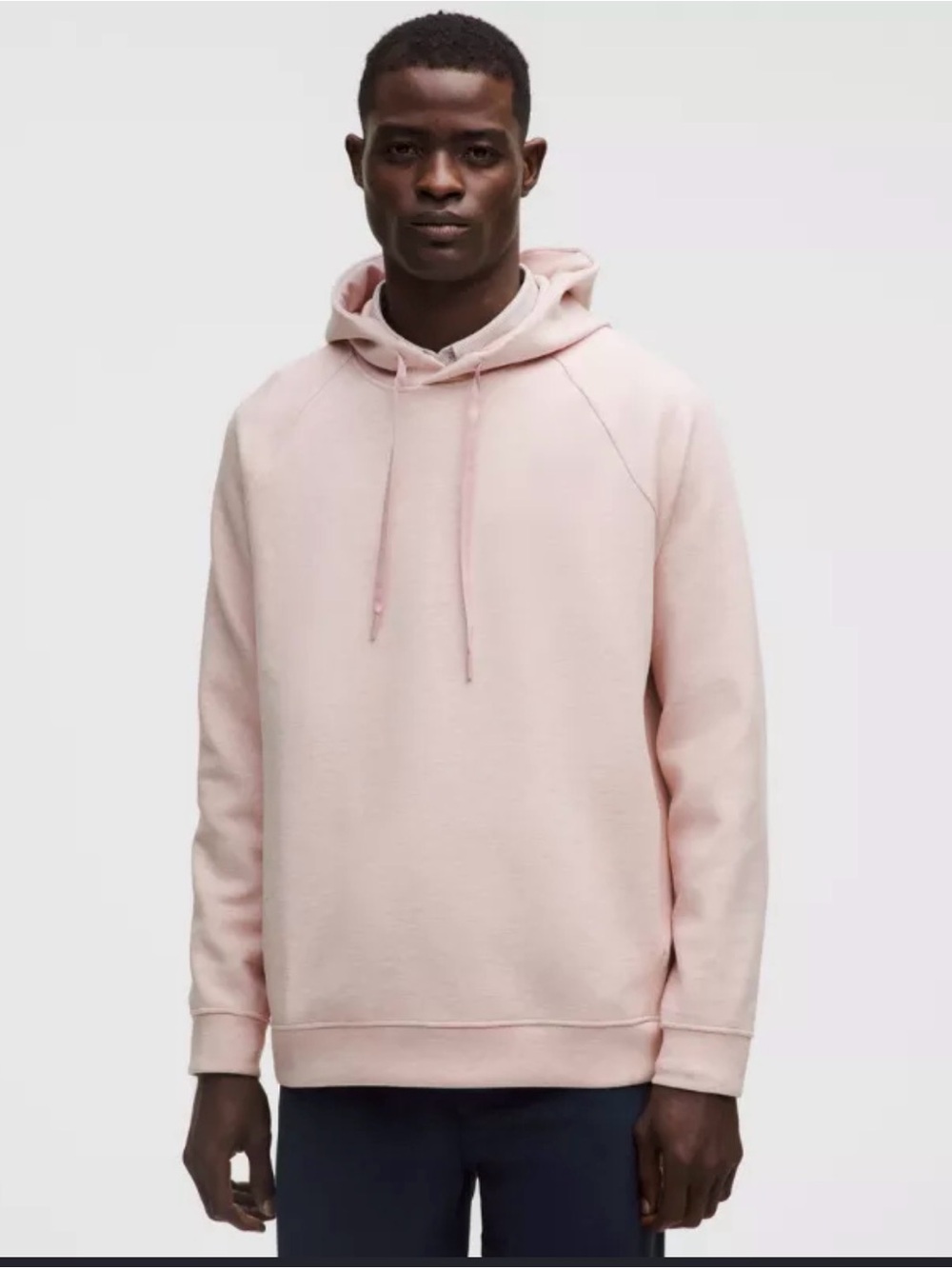 lululemon athletica Men's City Sweat Soft Pink Pullover Hoodie